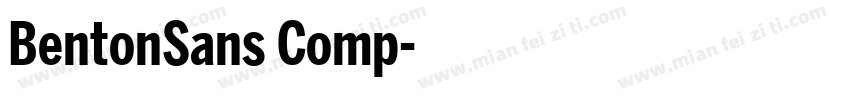 BentonSans Comp字体转换